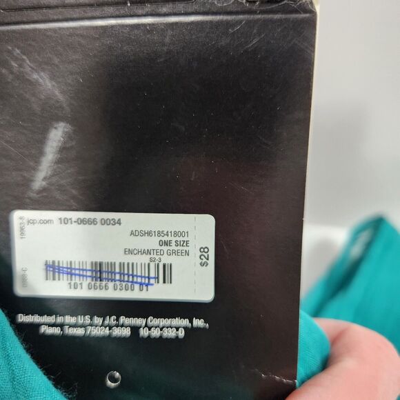 Fashion Scarf Thin Polyester  Colorful Pink Turquoise Oblong MIXIT Lot Of Two - Picture 7 of 9